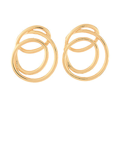 Spiral Shape Metal Earrings