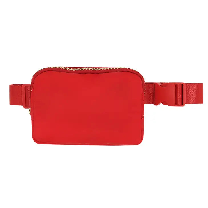 Varsity Collection Fannie Waist Pack Bag - Red