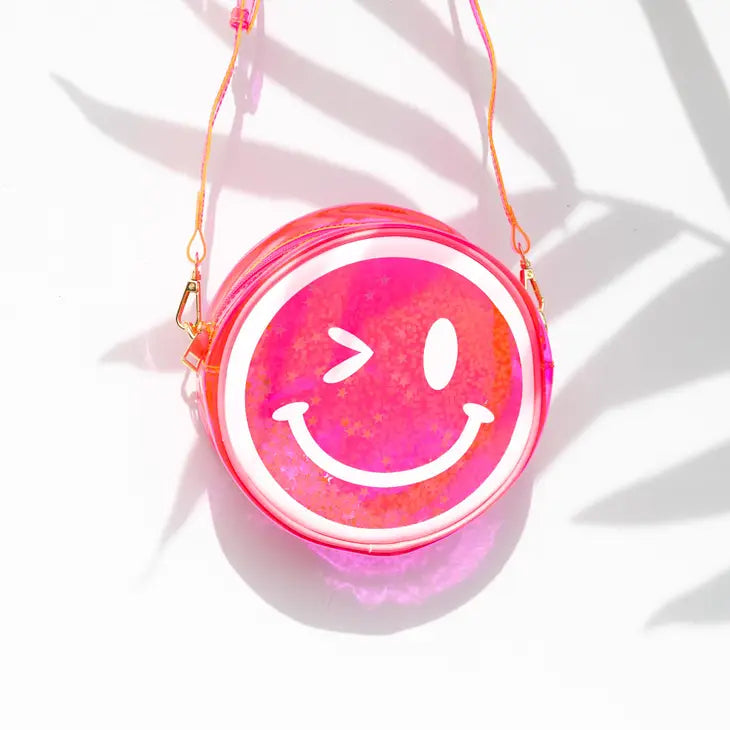 Pink Winky Face Jelly Handbag