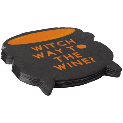20 ct. Witch Way to the Wine Beverage Napkins