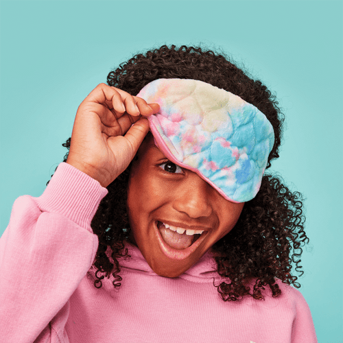 Cotton Candy Heart Quilted Eye Mask - shoptheexchange