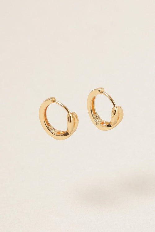 OE: 14K Gold Dipped Infinity Hoop Earrings
