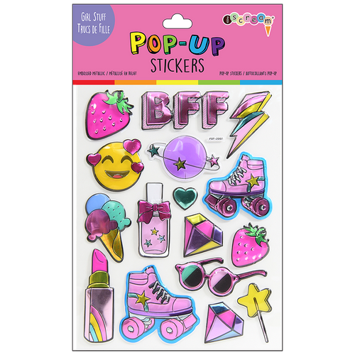 Girl Stuff Pop-Up Stickers - shoptheexchange