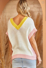 Medium-Riley Colorblock Knit Sweater