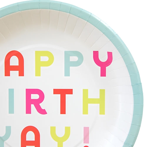 Happy Birth - YAY Paper Dinner Plate 8 ct
