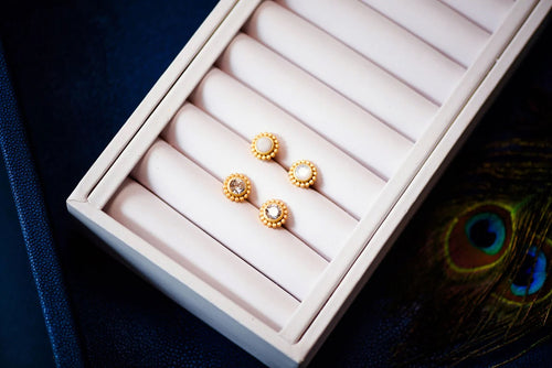 Tatum James Savannah Studs- Pearl