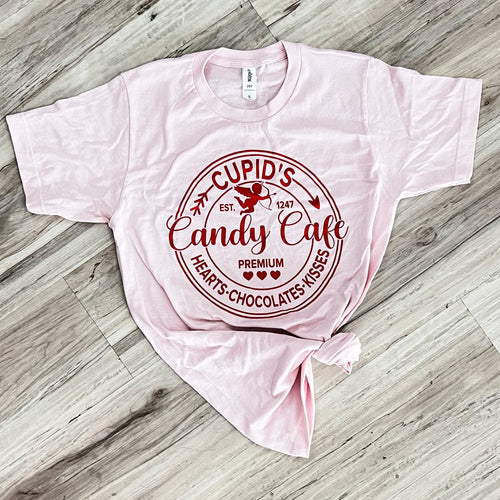 OE: Cupid’s Candy Cafe Soft Graphic Tee