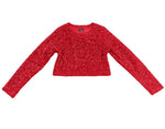 Red Shimmer Sweater - Tween