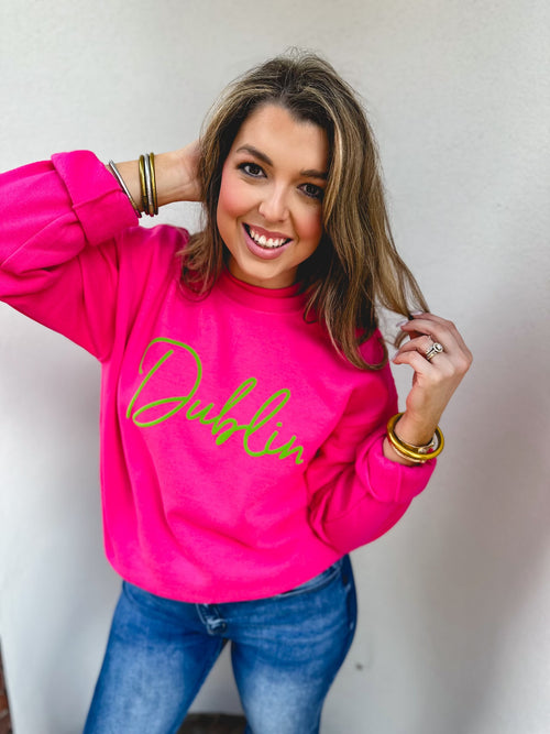 Dublin Pink Puff Sweatshirt