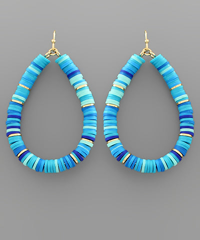 Pop Of Color Earrings Blue