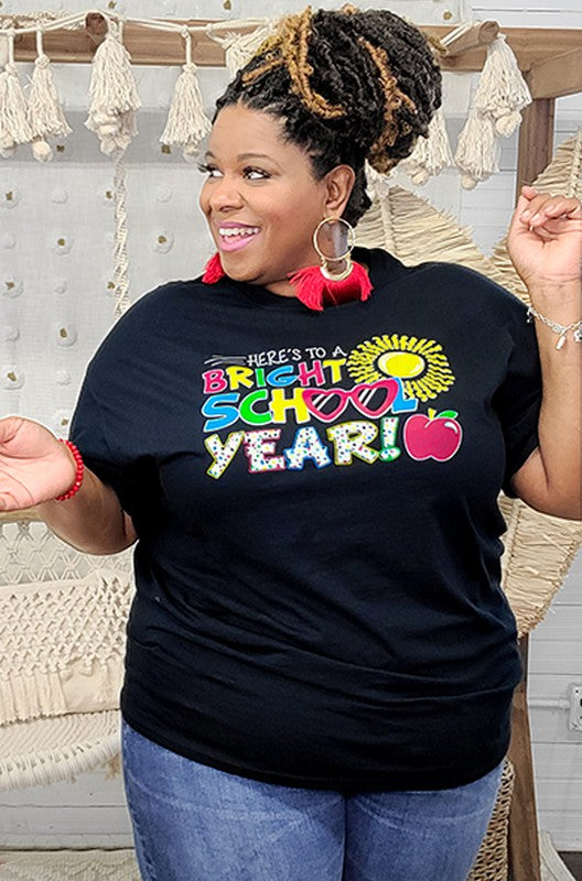 Here's to a Bright School Year Teacher T-Shirt