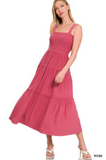 OE: Olivia Smocked Tiered Dress