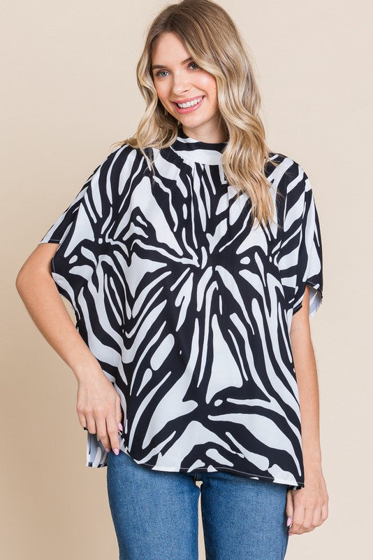 Mostly Business Swirl Top