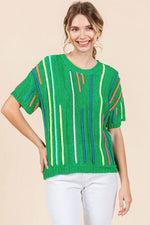 Green With Envy Knit Top