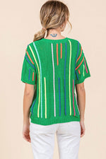 Green With Envy Knit Top