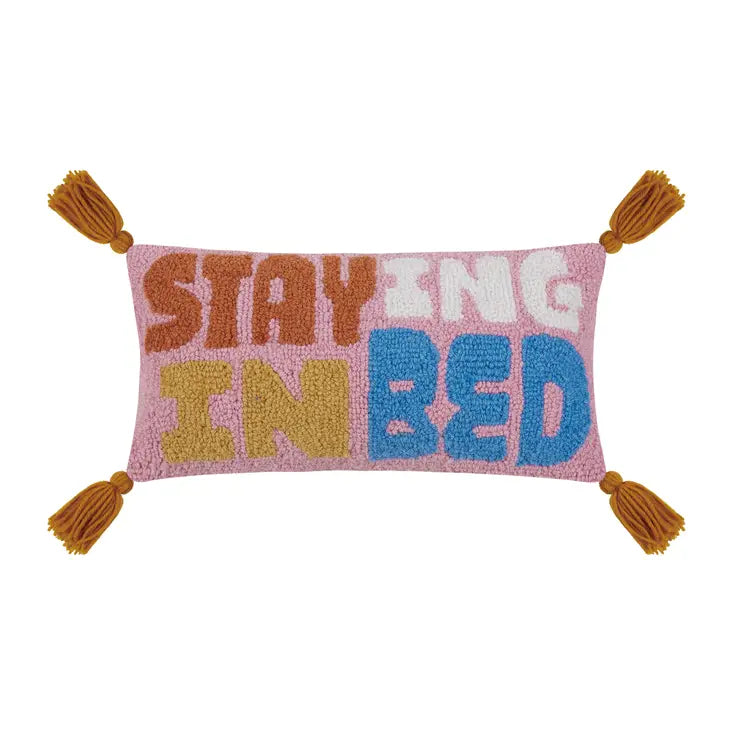 Staying in Bed Lumbar W/Tassels Hook Pillow