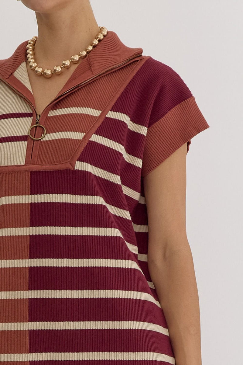 Large-Rosie Ribbed Knit Dress