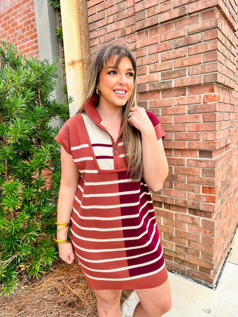 Large-Rosie Ribbed Knit Dress