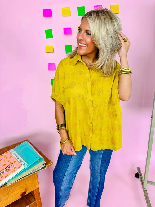 Large-Golden Hour Textured Top