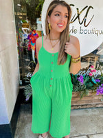 Sweet Like Candy Green Jumpsuit