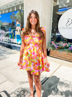 Large-Brighter Days Watercolor Dress