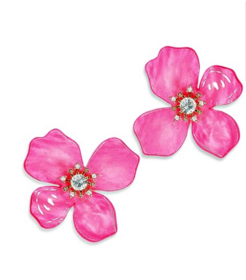 Hot Pink Clara Earrings