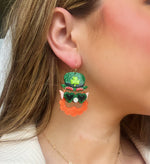 Acrylic Leprechaun Earring