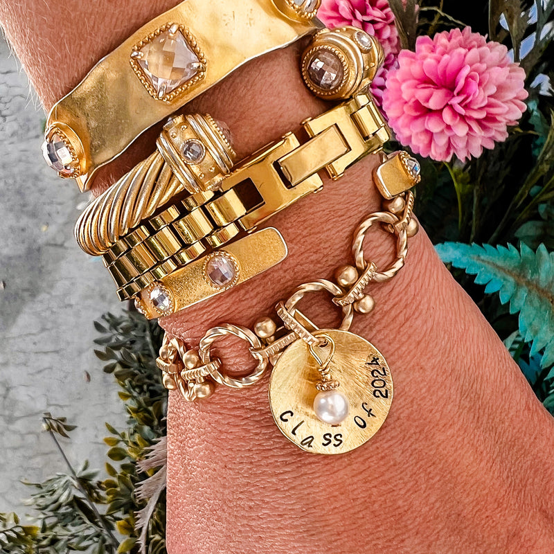 2024 Gold Grad Bracelet