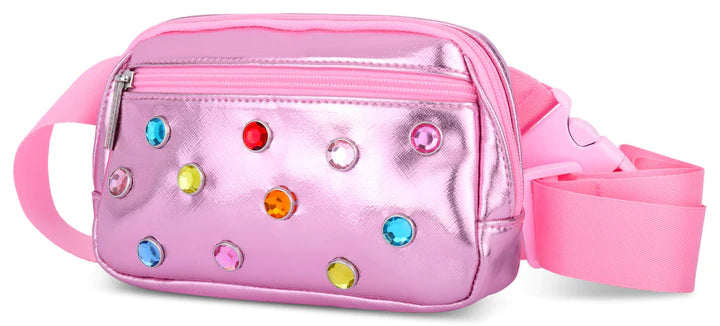 Pink Candy Gem Belt Bag