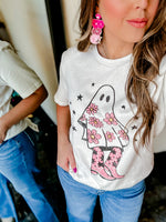 Ghost Flower Cowgirl Tee Oversized
