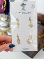 CZ Sparkle Charm Set