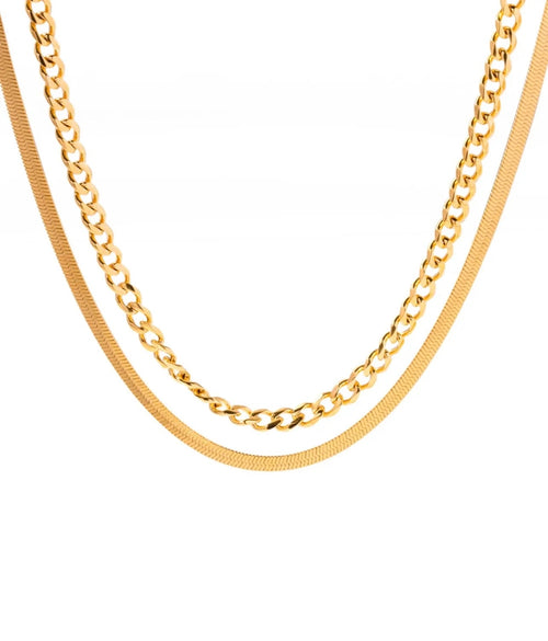 CHAN SUTT WATER RESISTANT CHAIN + HERRING NECKLACE