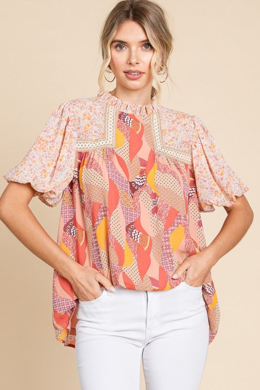 Simply Chic Embroidery Top