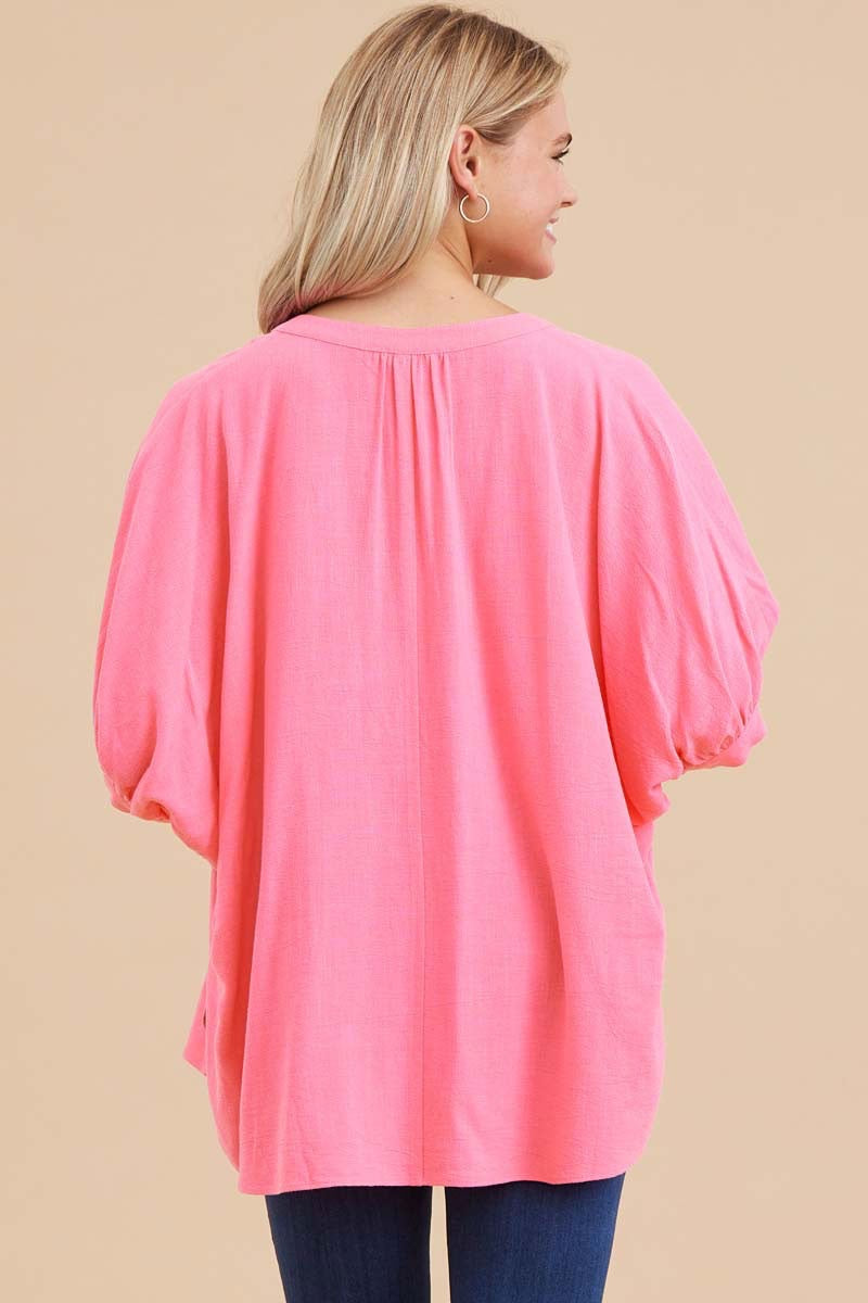 Elevated Basics Top - Pink