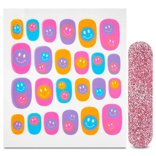 Choose Happy Nail Stickers and Nail File Set