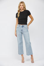 Mica High Rise Ankle Wide Leg