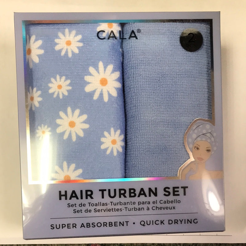 Cala shower turban 2PC daisy