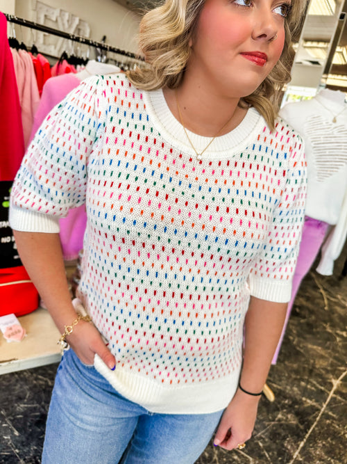 Annabelle Puff Sleeve Sweater
