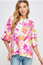 Best Days Ahead Poppy Floral Top