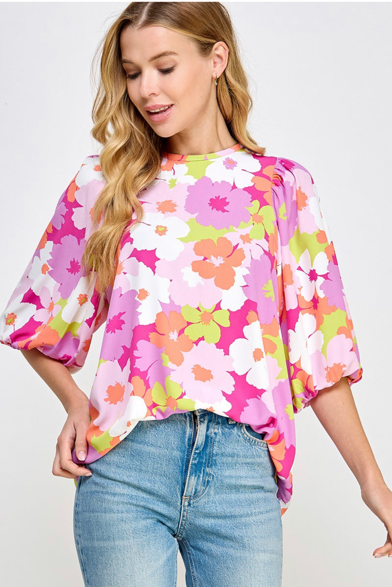 Best Days Ahead Poppy Floral Top