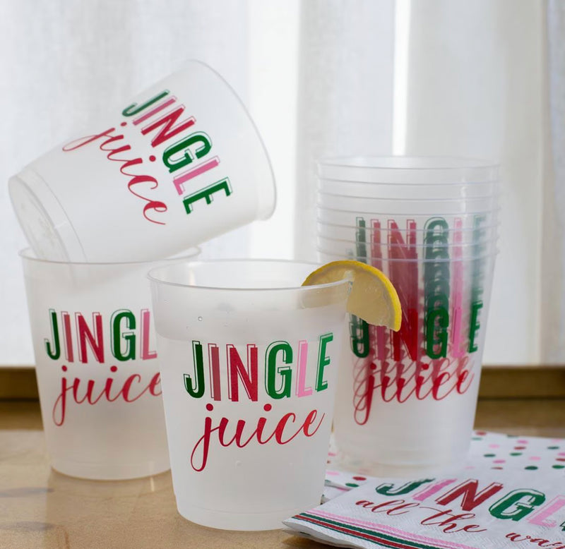 Jingle Juice Party Cups (Set of 10)