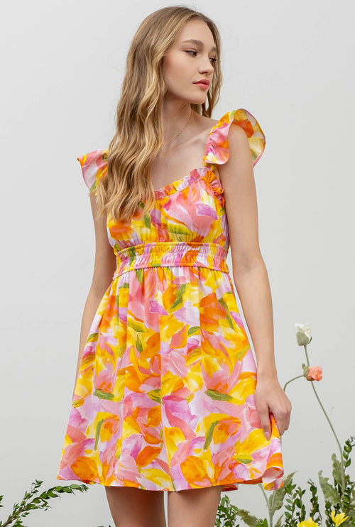 Brighter Days Watercolor Dress