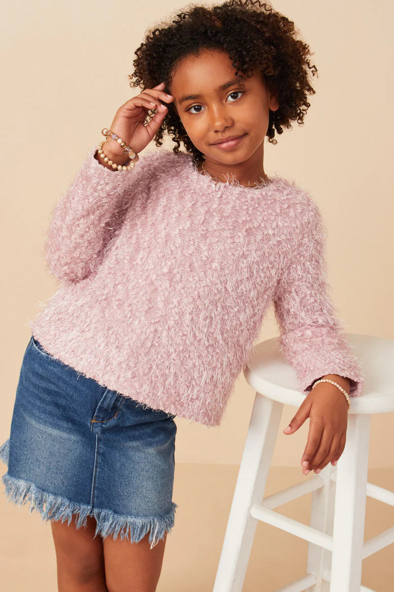 Fringed woven top
