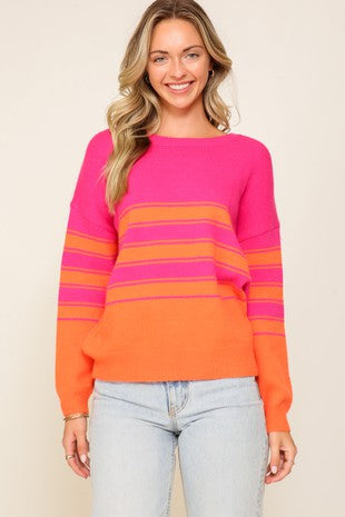 Bold Move Striped Sweater