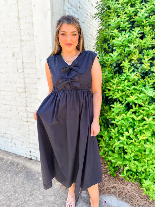 Little Black Bow Dress