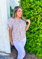 Flatter Me Bow Top