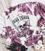 Online Exclusive: Thick Thighs Spooky Vibes (Bleach Sweatshirt)