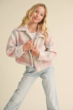 Cropped Plaid Jacket