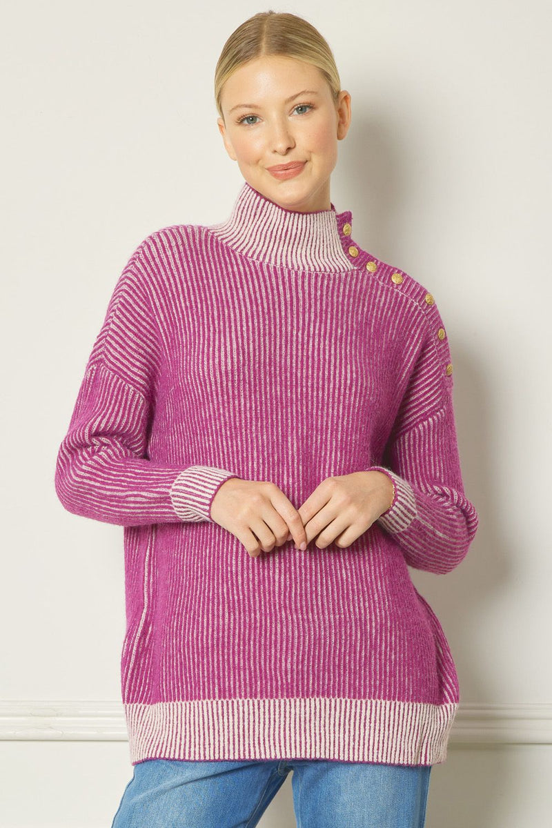 HOLIDAY HIT SWEATER PINK