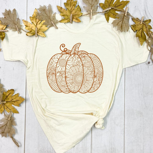 Envy Stylz Boutique Women - Apparel - Shirts - T-Shirts *DEAL OF THE DAY* Sunflower Pumpkin Graphic Tee